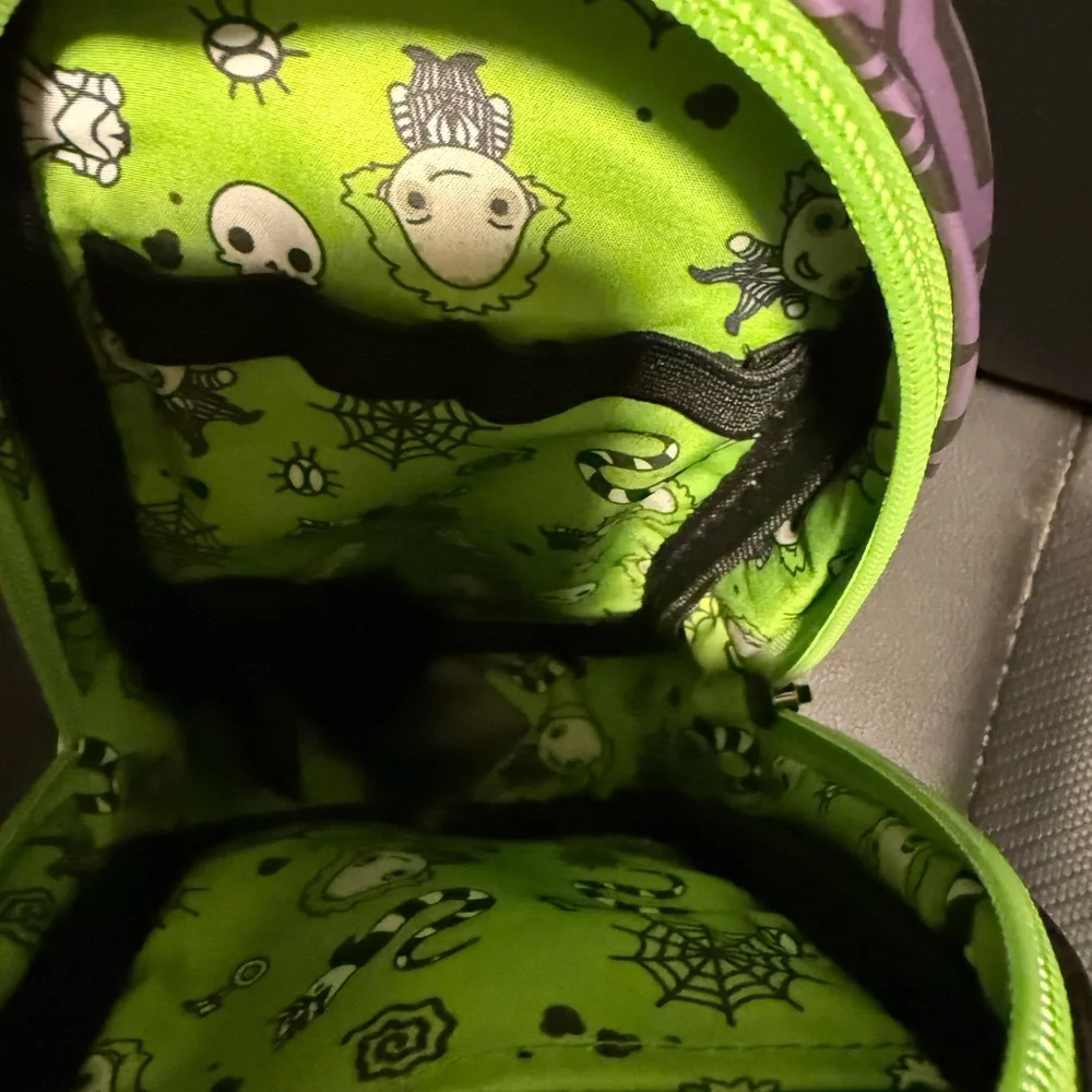 Loungefly Beetlejuice Pencil Case - Purple and Green